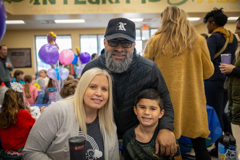Students enjoy pastries with their parents